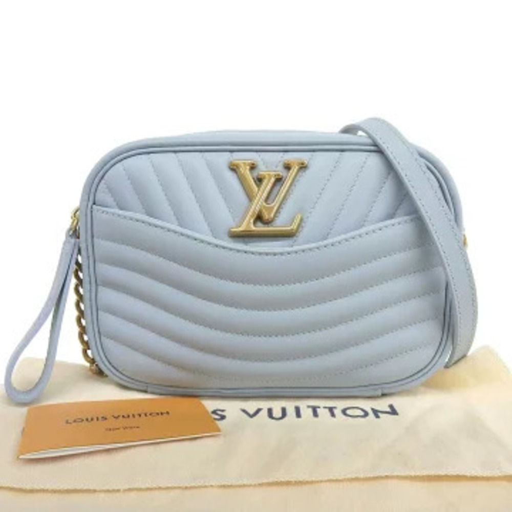 Louis Vuitton Epi New Wave Camera Bag Shoulder LV Blue